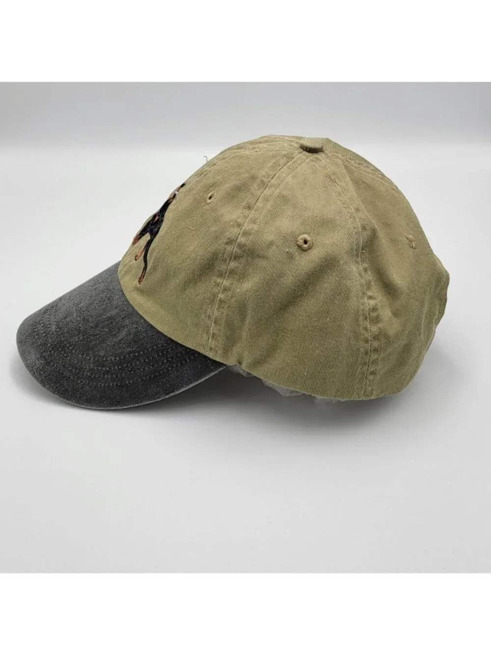 Rottweiler Dog Embroidered Baseball Cap, Dad Cap & Distressed Gray Adjustable St - Picture 6 of 14